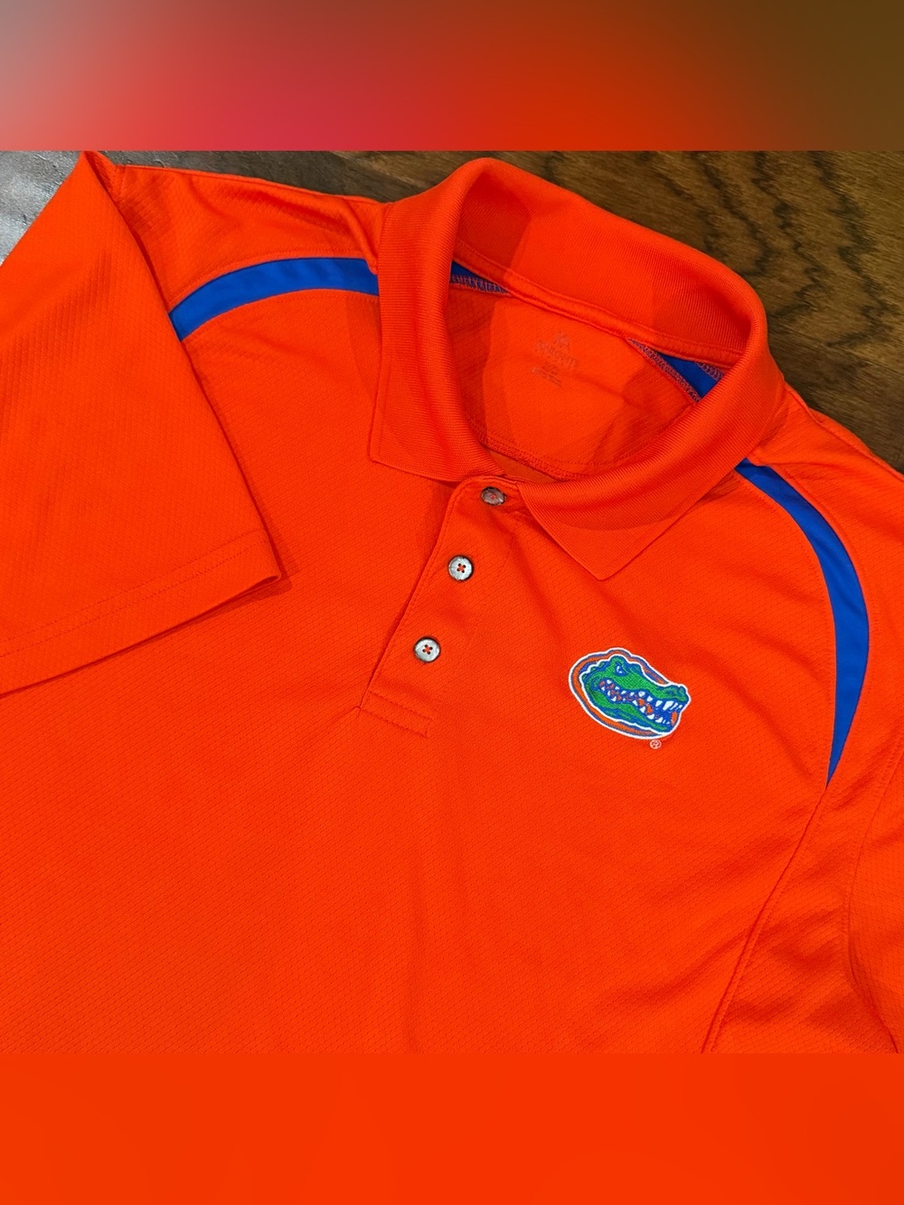 Florida Gators Men’s Polo Shirt XL Orange Knights Apparel Embroidered Logo